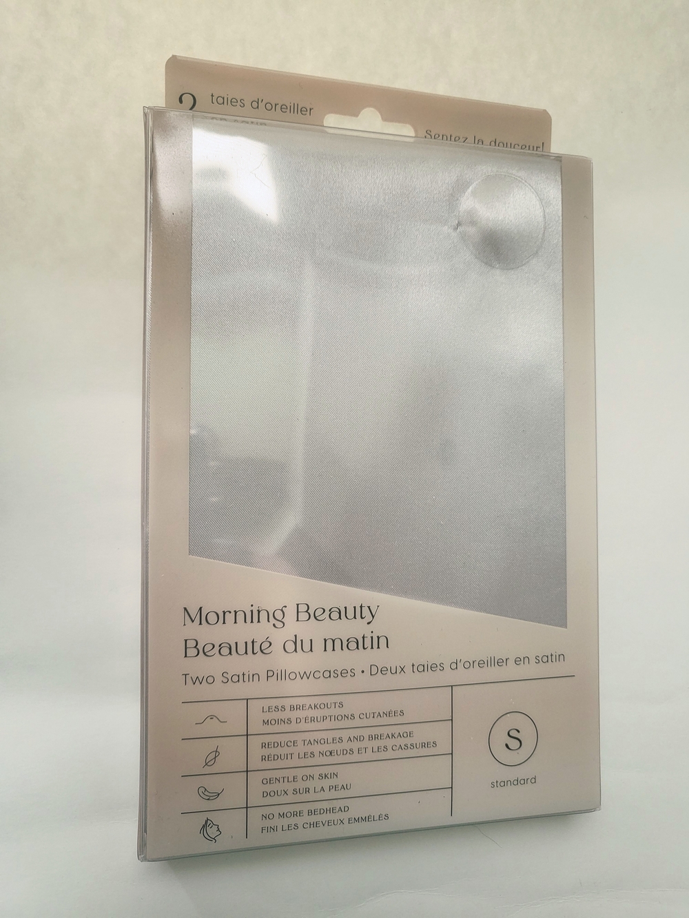Morning Beauty Satin Pillowcases - Silver